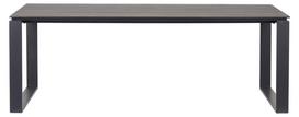 Lauko stalas, juoda sp., 210 cm x 100 cm x 75 cm