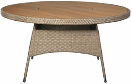 Lauko stalas, ruda sp., 150 cm x 150 cm x 75 cm