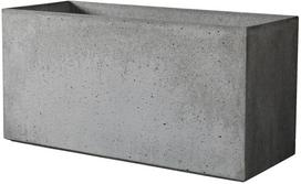 Gėlių vazonas Deroma Geomineral Trough, kompozicinės medžiagos, 98 cm x 39 cm, antracito sp.