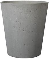 Gėlių vazonas Deroma Geomineral Cono, kompozicinės medžiagos, Ø 38.5 cm, antracito sp.