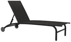 Lauko gultas Aura, juoda sp., 190 cm x 67 cm