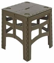 Stovyklavimo stalas Garden4you Timo M, alyvuogių žalia sp., 44.5 cm x 55 cm x 46.5 cm