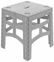 Stovyklavimo stalas Garden4you Timo M, pilka sp., 44.5 cm x 55 cm x 46.5 cm