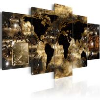 Reprodukcija Artgeist Continents of bronze HK3346, 100 cm x 50 cm