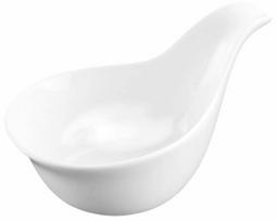 Užkandžių indas Wilmax, 100 ml, Ø 12.5 cm, balta sp., porcelianas