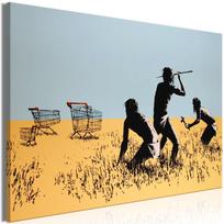 Reprodukcija Artgeist Trolley Hunters MDF02, 30 cm x 20 cm