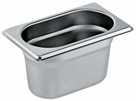 Marmitas Was GN 1/9, 1000 ml, 17.6 cm x 10.8 cm x 10 cm, nerūdijančiojo plieno sp., nerūdijantysis plienas