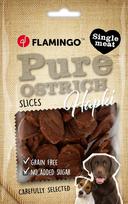 Skanėstas šunims Flamingo Hapki Pure Slices, strutiena, 0.085 kg