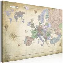 Reprodukcija Artgeist Map of Europe KR42, 30 cm x 20 cm