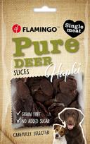 Skanėstas šunims Flamingo Hapki Pure Slices, elnių mėsa, 0.085 kg