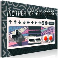 Reprodukcija Artgeist Mother of All Codes MDF02, 30 cm x 20 cm
