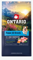 Sausas šunų maistas Ontario All Breeds Puppy Monoprotein, kalakutiena/saldžioji bulvė, 6.5 kg