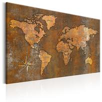 Kamštinė reprodukcija Artgeist Rusty World, k-a-0059-p-b, 90 cm x 60 cm