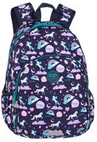 Mokyklinė kuprinė CoolPack Coolpack Toby Happy Unicorn, rožinė sp./violetinė sp., 26 cm x 12 cm x 35 cm