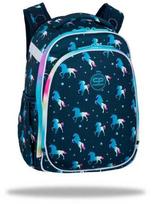 Mokyklinė kuprinė CoolPack Turtle Blue Unicorn, mėlyna sp./rožinė sp./tamsiai mėlyna sp., 29 cm x 16 cm x 44 cm