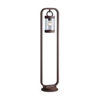 Pastatomas lauko šviestuvas Trio Sambesi, 28W, E27, IP44, ruda sp., 21 cm x 100 cm