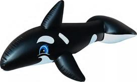 Pripučiamas plaustas Bestway Orka B41009, balta sp./juoda sp., 201 cm x 101 cm