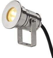 Įsmeigiamas lauko šviestuvas SLV Dasar, 6.5W, LED, IP67, nerūdijančiojo plieno sp., 10 cm x 10.8 cm