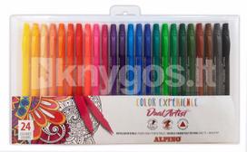 Flomasteriai ALPINO Color experience double 24sp
