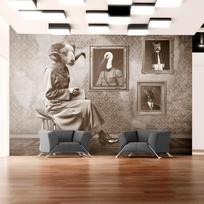 Fototapetas Artgeist Vintage Style Abstraction - Fantastic Figures With Animal Heads SNEW010288, 70 cm x 100 cm