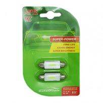 Automobilio lemputė C5W 41MM, led, balta sp., 12 V