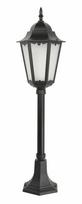 Pastatomas lauko šviestuvas Su-Ma Retro II, 60W, E27, IP43, juoda sp., 20 cm x 85 cm