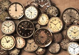 Fototapetas Artgeist Old Clocks SFT835, 210 cm x 210 cm
