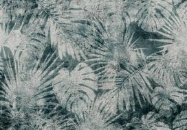 Fototapetas Artgeist Exotic Nature In The Jungle - Floral Landscape With Leaves With Patterns, 315 cm x 315 cm