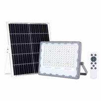 Sieninis šviestuvas su saulės baterija Milagro Fokus, 100W, IP65, juoda sp.