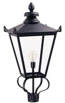 Pastatomas lauko šviestuvas Elstead Lighting Lantern Head Only, 200W, E27, IP23, juoda sp., 39 cm x 82.5 cm