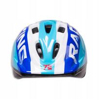 Dviratininkų šalmas vaikams Racing, mėlyna sp., XS/S