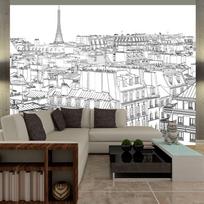 Fototapetas Artgeist Parisian'S Sketchbook 4XLFTNT0708, 309 cm x 309 cm