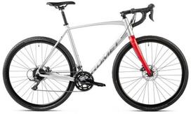Dviratis gravel Romet Aspre 1, 28 ", 23" rėmas, sidabro sp./raudona sp.