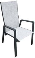 Lauko kėdė Home4you Casper, pilka sp., 67 cm x 56 cm x 110 cm