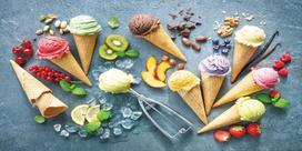 Paplūdimio rankšluostis Ice Cream RPG-187, įvairių spalvų, 180 cm x 100 cm
