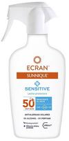 Purškiklis įdegio priežiūrai kūnui Ecran Sunnique Sensitive SPF50+, 270 ml