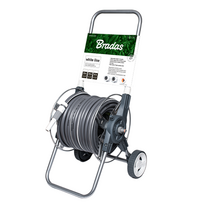 Žarnos vežimėlis su žarna ir priedais Bradas WHITE SILVER PLUS WL-W2K20, 20 m