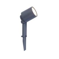 Įsmeigiamas lauko šviestuvas Lutec Explorer, 5.3W, LED, IP44, pilka sp., 8 cm x 13.4 cm