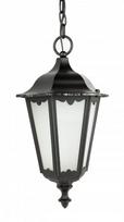 Lauko pakabinamas šviestuvas Su-Ma Retro Classic, 60W, E27, IP43, juoda sp., 24 cm x 81 cm