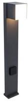 Pastatomas lauko šviestuvas Lutec Cuba, 12.2W, LED, IP54, tamsiai pilka sp., 11 cm x 75 cm