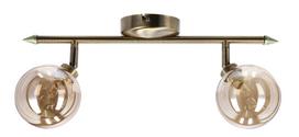 Šviestuvas lubų Candellux Lighting Rodia 92-16539, G9, 2 x 40 W, skaidri sp. / nerūdijančiojo plieno sp.
