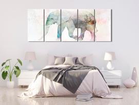 Reprodukcija Artgeist Painted Elephant HKNW0085S, 100 cm x 40 cm