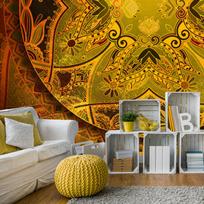 Fototapetas Artgeist Mandala: Golden Poem MFT1483SAM, 245 cm x 343 cm
