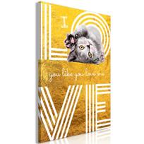Reprodukcija Artgeist I Love You Like You Love Me, g-c-0228-b-a, 40 cm x 60 cm