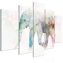 Reprodukcija Artgeist Painted Elephant HK0070, 100 cm x 50 cm