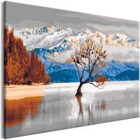 Tapymas pagal skaičius Artgeist Wanaka Lake MA_0373, įvairių spalvų, 60 x 40 cm
