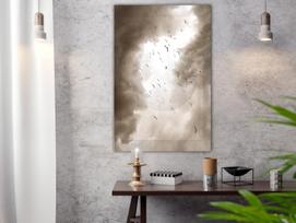 Reprodukcija Artgeist Birds In The Clouds, g-c-0142-b-a, 80 cm x 120 cm