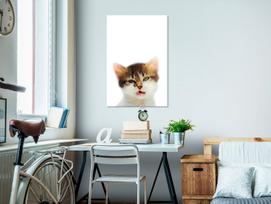 Reprodukcija Artgeist Cat Style - Domestic Animal With A Touch Of Wildness In Focus N8515PWD, 40 cm x 60 cm