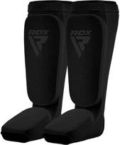 Blauzdų ir pėdų apsauga RDX Shin Instep Foam, juoda sp., L