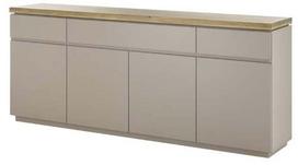 Komoda MCakcent Palamos, smėlio sp., 86 cm x 40 cm x 200 cm